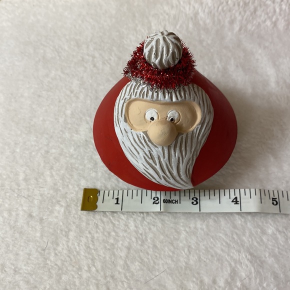 Cute “ROLY POLY” Concrete Santa 🎅🏼 - Picture 3 of 7